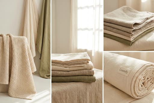 Sustainable Loomify textiles and organic fabrics