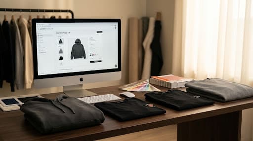High-end custom apparel studio