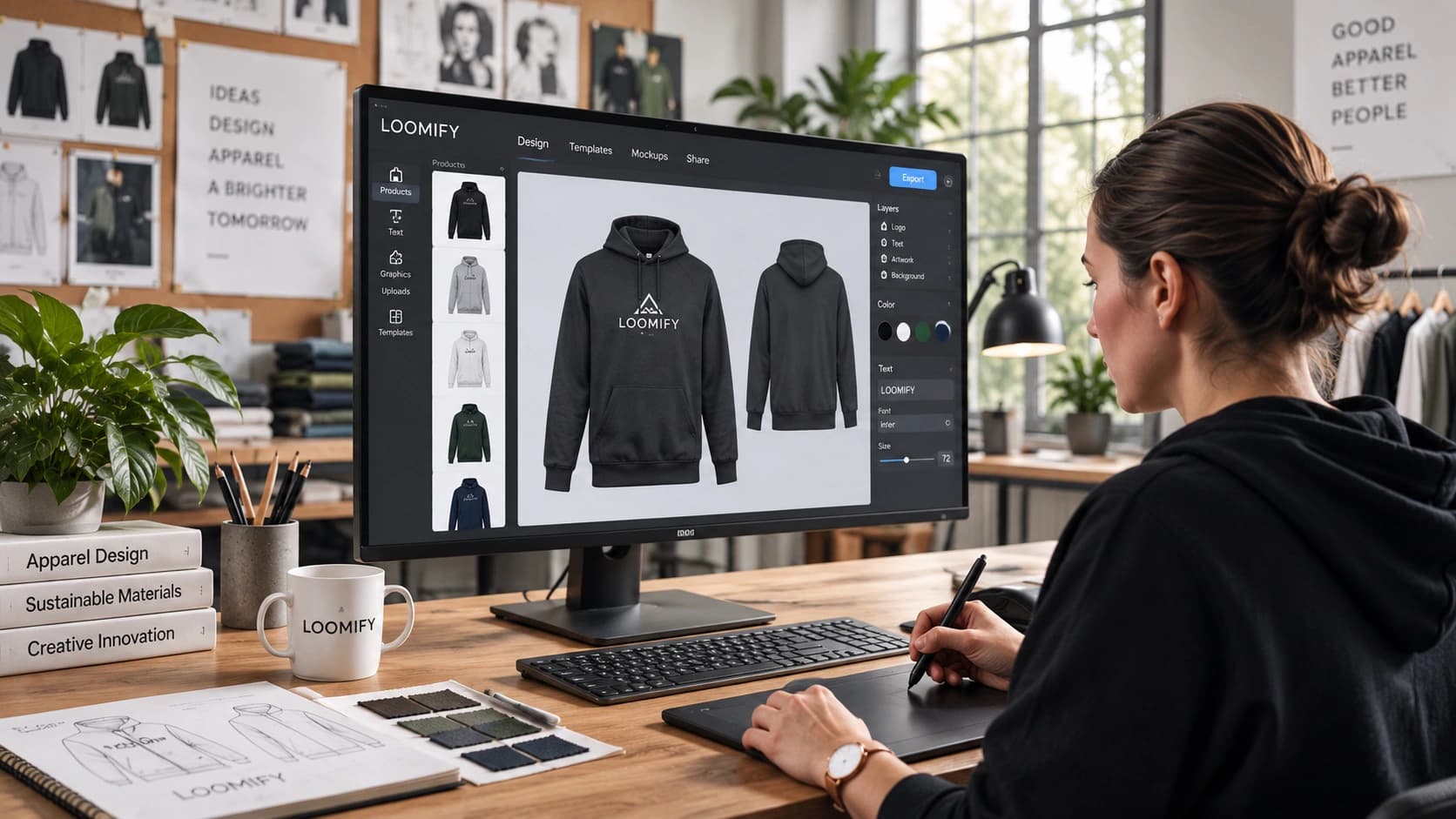 Loomify Design Lab editor