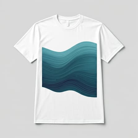 Pixel Flora Summer t-shirt design mockup